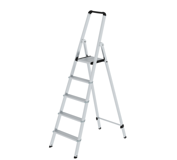 ML Stufen-Stehleiter einseitig begehbar , 5 Stufen | © MUNK GmbH