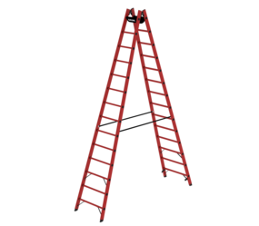 Double-sided rung ladder, RFG, 2x14 rungs | © MUNK GmbH