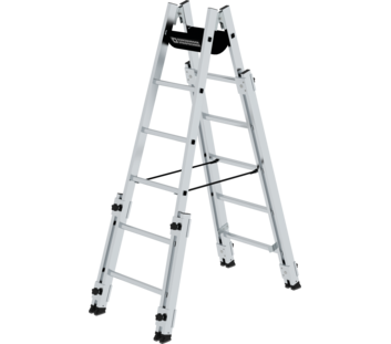 Alu. double-sided ladder, 2x6 rungs | © MUNK GmbH