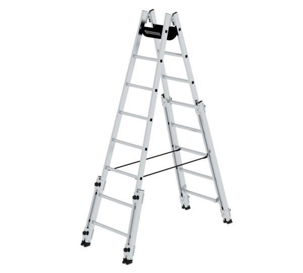Aluminium Stehleiter, 2x8 Sprossen | © MUNK GmbH