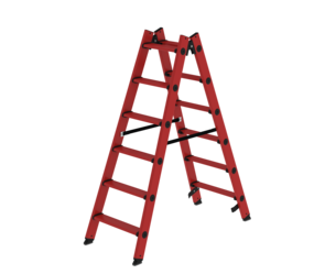 Stepladder with steps, GRP, both sides, 2x6 steps | © MUNK GmbH