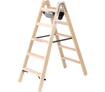 Stufen-Stehleiter Holz | © MUNK GmbH