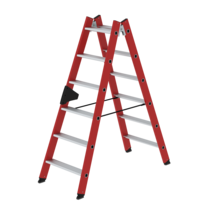 Double-sided ladder, 2-sid. acc, RFG/alu 2x6 steps | © MUNK GmbH