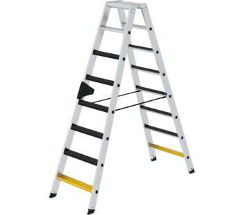 Stehleiter beidseitig  m. clip-step R 13, 2x8 St. | © MUNK GmbH