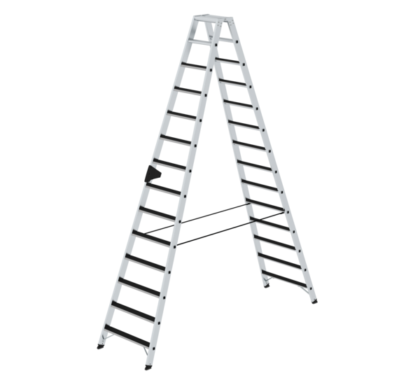 Double-sided ladder,2-sid. acc.w.clip-step,2x14 st | © MUNK GmbH