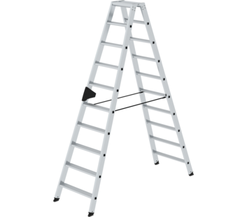 Stehleiter beidseitig begehbar , 2x10 Stufen | © MUNK GmbH