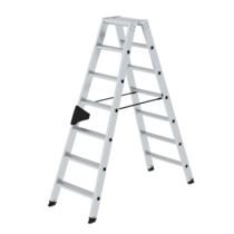 Double-sided step ladder, 2-sided access,2x7 steps | © MUNK GmbH