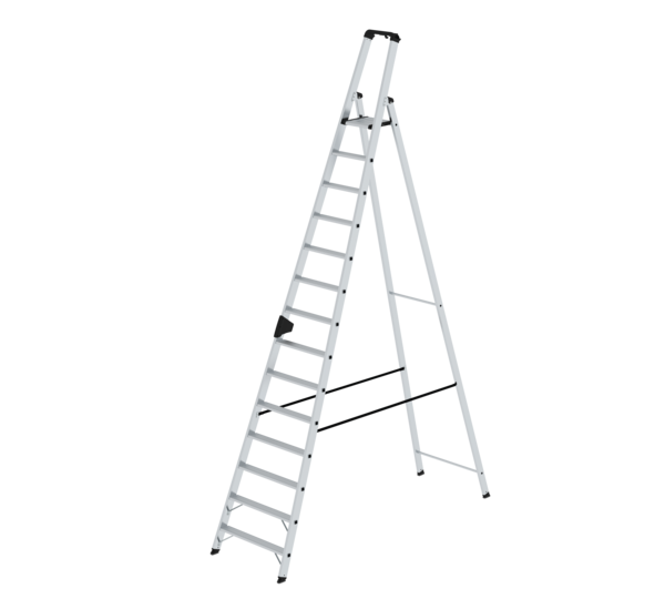 Double-sided step ladder, 1-sided access, 14 steps | © MUNK GmbH