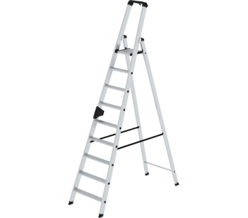 Double-sided step ladder, 1-sided access, 9 steps | © MUNK GmbH