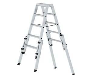 Stufen-Stehleiter treppengängig 2x5 Stufen | © MUNK GmbH