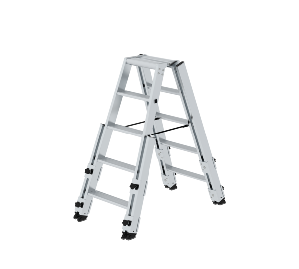 Stufen-Stehleiter treppengängig 2x5 Stufen | © MUNK GmbH