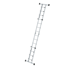 Teleskopleiter 4-teilig mit Traverse, 4x4 Sprossen | © MUNK GmbH