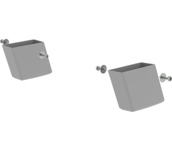 Kit de montage de sabot pour échelle bois 60x23mm | © MUNK GmbH