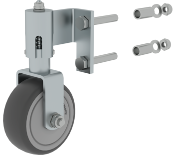 Federrolle für Regalleiter, rechts | © MUNK GmbH