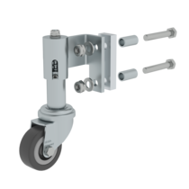 Spring-loaded castor Ø50 mm right for step ladder | © MUNK GmbH