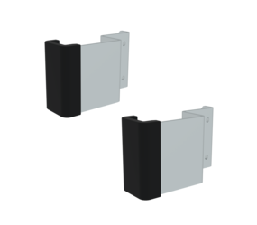 Ferrure de guidage, dessous, pour échelles coulissantes avec corde 2 parties 73 x 25 mm | © MUNK GmbH Ferrure de guid. Bas pr éch. à corde 2 parties | © MUNK GmbH