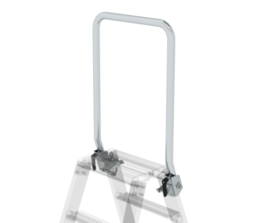 Haltebügel für Stufenstehleiter beidseitig begehbar | © MUNK GmbH Haltebügel für Stufenstehleiter beidseitig begehbar | © MUNK GmbH