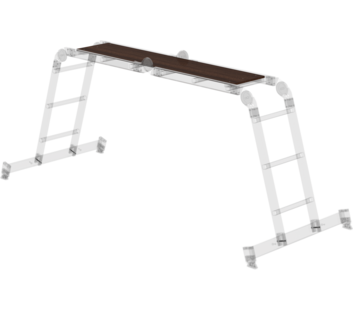 Holzbelag f. Vielzweckleitern 4-teilig, passend zu Best.-Nr. 031310 & 031312 | © MUNK GmbH
