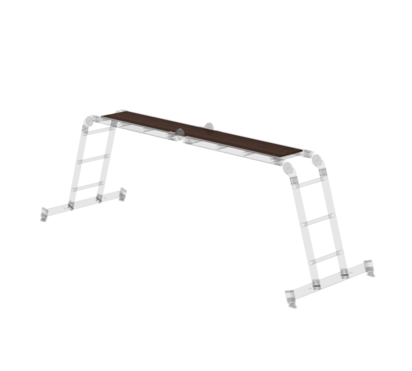Wooden cover for multi-function ladders 4-section | © MUNK GmbH