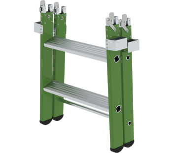 Einsteckteil 2 Stufen für Plattformleiter steckbar | © MUNK GmbH