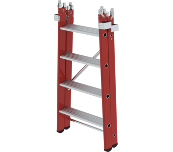 Einsteckteil 4 Stufen für Plattformleiter steckbar | © MUNK GmbH