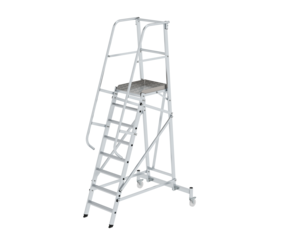 Plattformleiter fahrbar | © MUNK GmbH Plattformleiter fahrbar, 8 Stufen | © MUNK GmbH