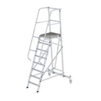 Platform ladder, mobile, 8 steps | © MUNK GmbH