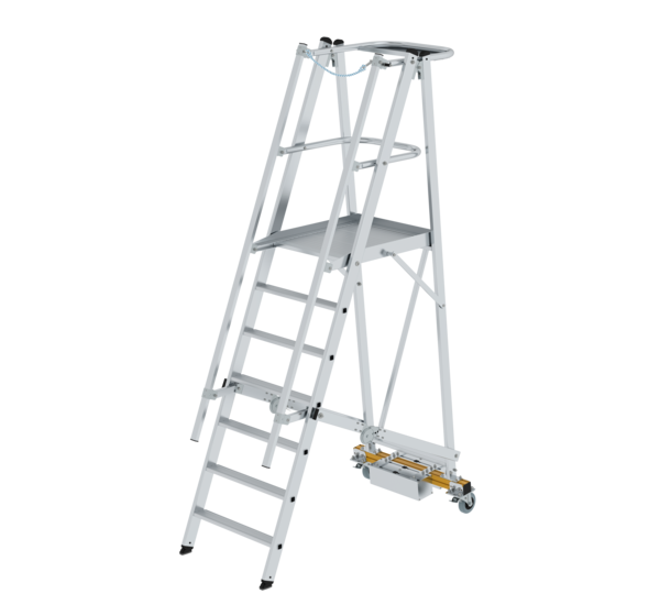Folding platform ladder with narrow undercarriage, 7 steps | © MUNK GmbH Folding platform ladder w. narrow underc., 7 st. | © MUNK GmbH