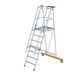 Plattformleiter klappbar und fahrbar, 7 Stufen | © MUNK GmbH