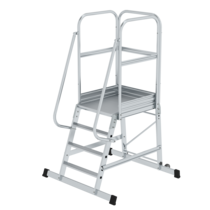 Platform ladder with castors, 4 steps | © MUNK GmbH