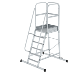 Platform ladder with castors, 6 steps | © MUNK GmbH