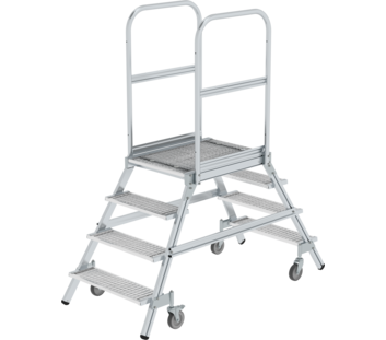 Esc. p-f 2 côtés av roul ress. caill. acier 4 mar. | © MUNK GmbH