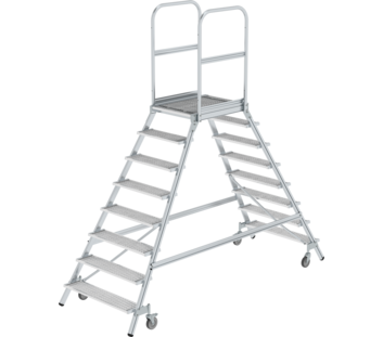 Plat.stairs,2-sid.acc. spr-load.cast.stl.grat,8 st | © MUNK GmbH