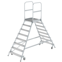 Plat.stairs,2-sid.acc. spr-load.cast.stl.grat,8 st | © MUNK GmbH