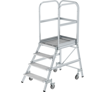 Plat.stairs,1-sid.acc. spr-load.cast.stl.grat,4 st | © MUNK GmbH