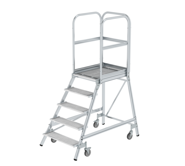 Plat.stairs,1-sid.acc. spr-load.cast.stl.grat,5 st | © MUNK GmbH