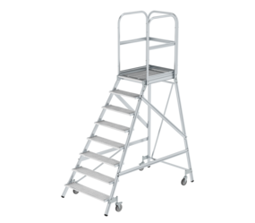 Plat.stairs,1-sid.acc. spr-load.cast.stl.grat,8 st | © MUNK GmbH