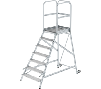 Plat.stairs, 1-sid.acc.w cast/handle st.grat. | © MUNK GmbH