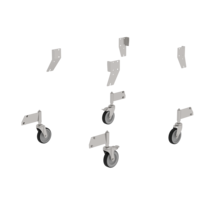 Retrofit set st. steel castors | © MUNK GmbH