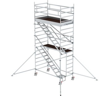 Mob. scaf. 1.35x2.45 m,incl. asc/outr.pf H=4.35 m | © MUNK GmbH