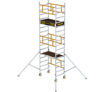 FlexxTower Ein Personen Gerüst Aufbauvariante | © MUNK GmbH