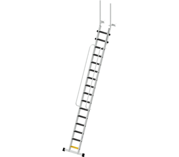Construction site storey ladder, 16 rungs | © MUNK GmbH