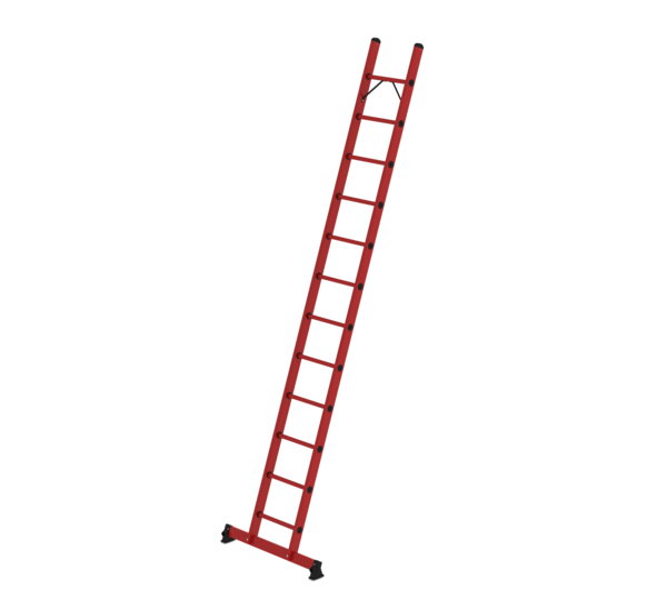 Echelle d'appui à échelons GFK avec traverse nivello® 12 marches | © MUNK GmbH