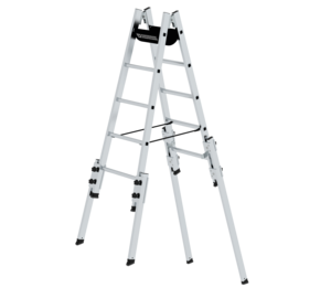 Échelle double en aluminium 2 x 5 barreaux | © MUNK GmbH