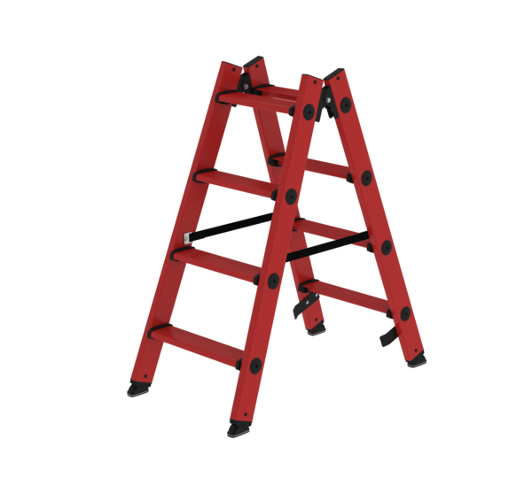 Escabeau en PRV des deux côtés, 2x4 marches | © MUNK GmbH