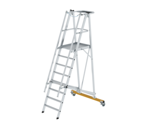 Platform ladder, folding and mobile, 8 steps | © MUNK GmbH