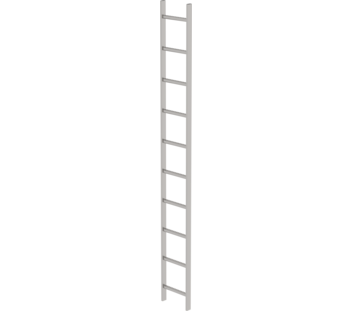 Shaft ladder, st.stl. V4A, 300 mm clearance 10 rgs | © MUNK GmbH