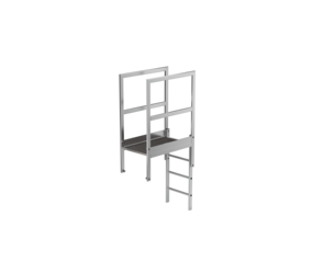 Attika-Überstieg Aluminium blank Länge 1000 mm | © MUNK GmbH