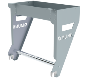 Ablageschale für Geländer bündig mit Clip Tiefe 100 mm Rückansicht | © MUNK GmbH