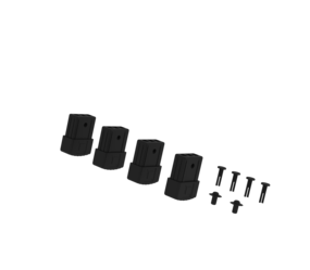 Innenschuh schwarz für modulares Arbeitspodest 1 Satz = 4 Stück | © MUNK GmbH